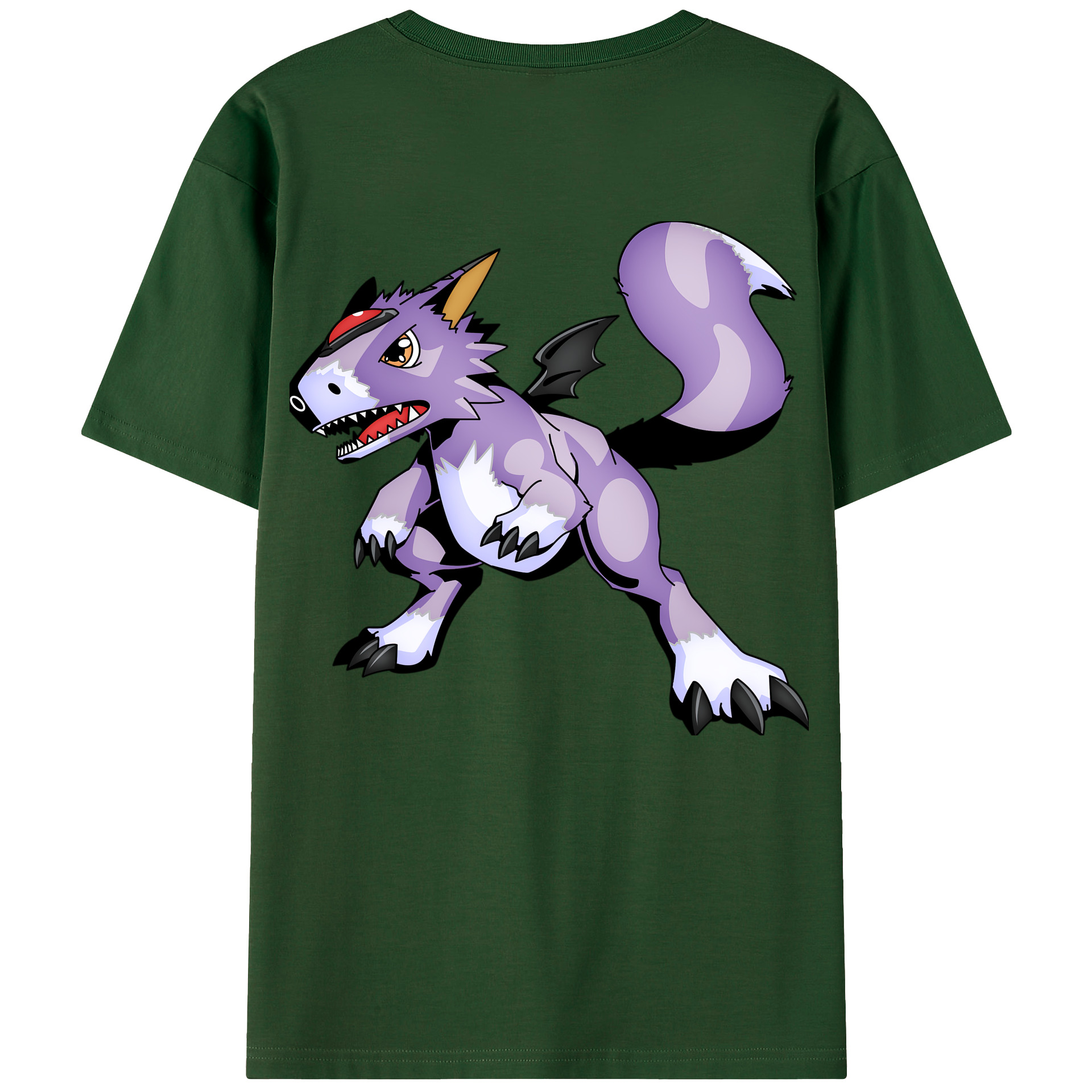 （画像用） Digimon デジタルモンスター/デジモン 綿100％半袖Tシャツ（背面プリント）